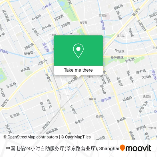 中国电信24小时自助服务厅(莘东路营业厅) map