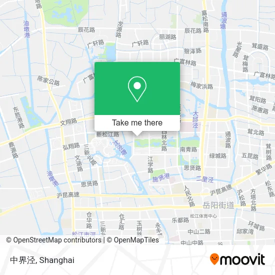 中界泾 map