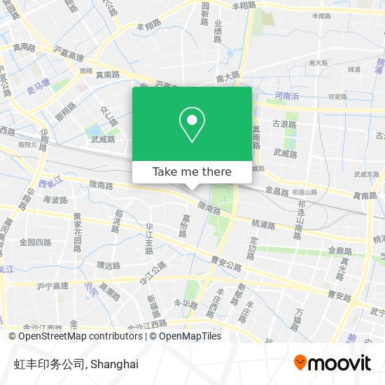 虹丰印务公司 map