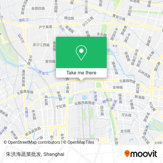 朱洪海蔬菜批发 map