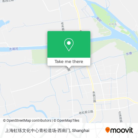 上海虹练文化中心青松道场-西南门 map