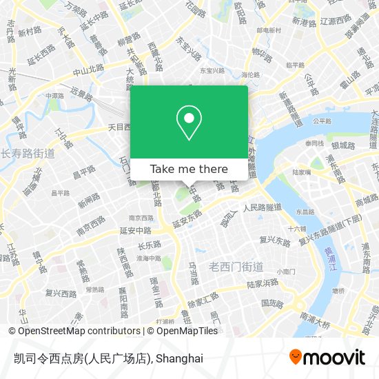 凯司令西点房(人民广场店) map