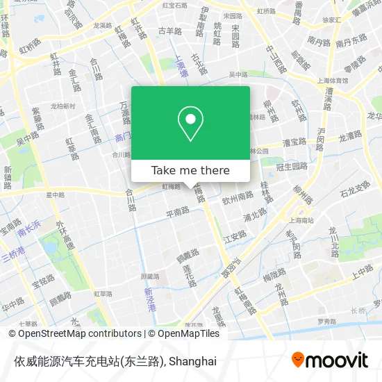 依威能源汽车充电站(东兰路) map