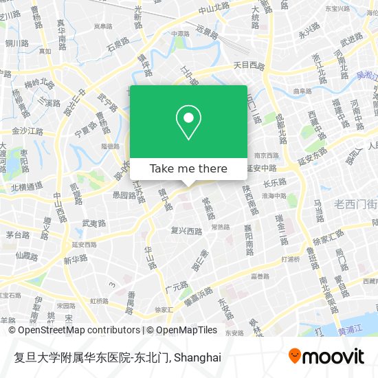 复旦大学附属华东医院-东北门 map