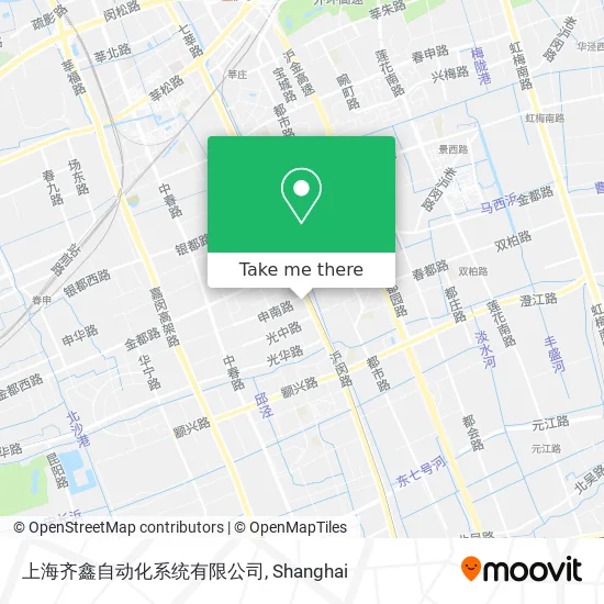 上海齐鑫自动化系统有限公司 map