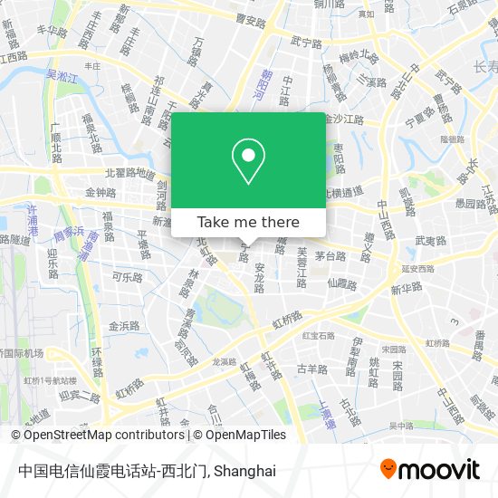 中国电信仙霞电话站-西北门 map