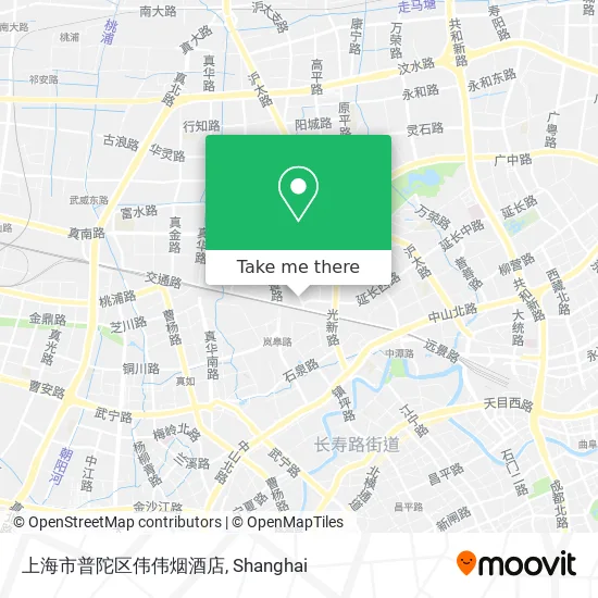 上海市普陀区伟伟烟酒店 map