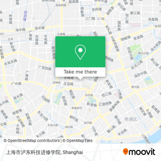 上海市泸东科技进修学院 map