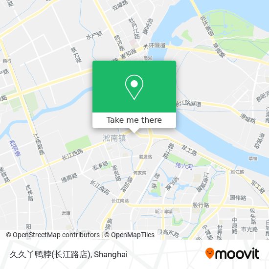 久久丫鸭脖(长江路店) map
