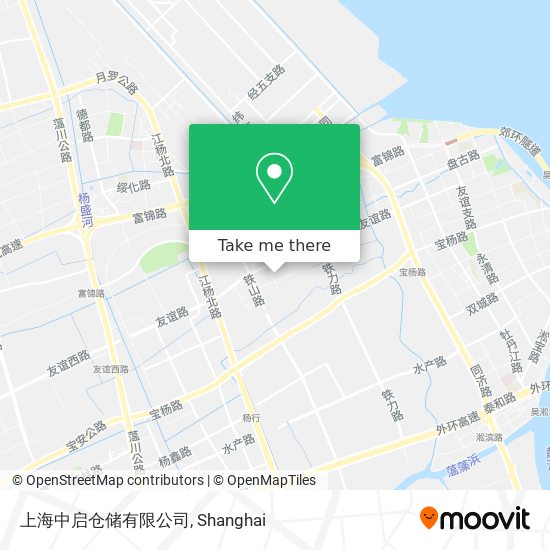 上海中启仓储有限公司 map