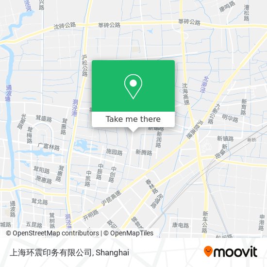 上海环震印务有限公司 map