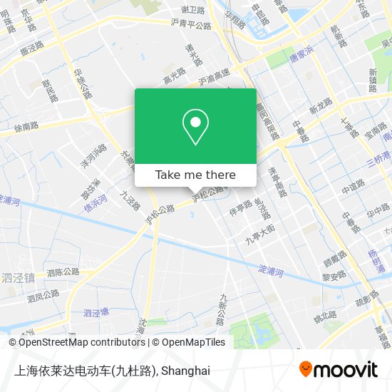 上海依莱达电动车(九杜路) map