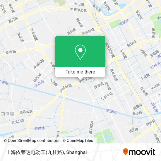 上海依莱达电动车(九杜路) map