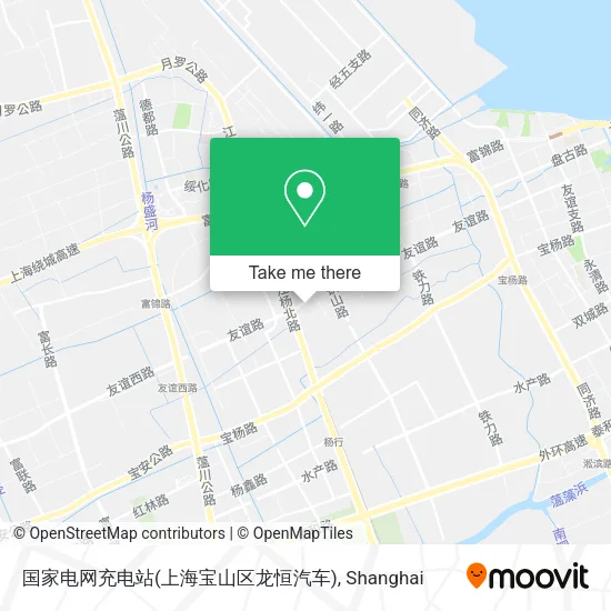 国家电网充电站(上海宝山区龙恒汽车) map