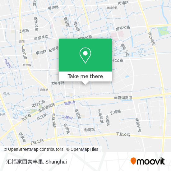 汇福家园泰丰里 map