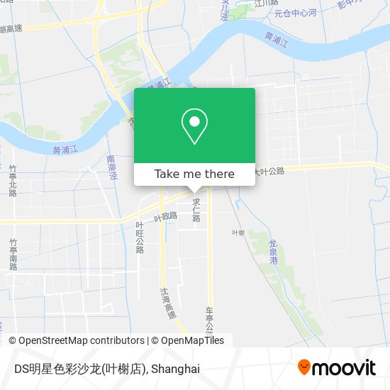 DS明星色彩沙龙(叶榭店) map