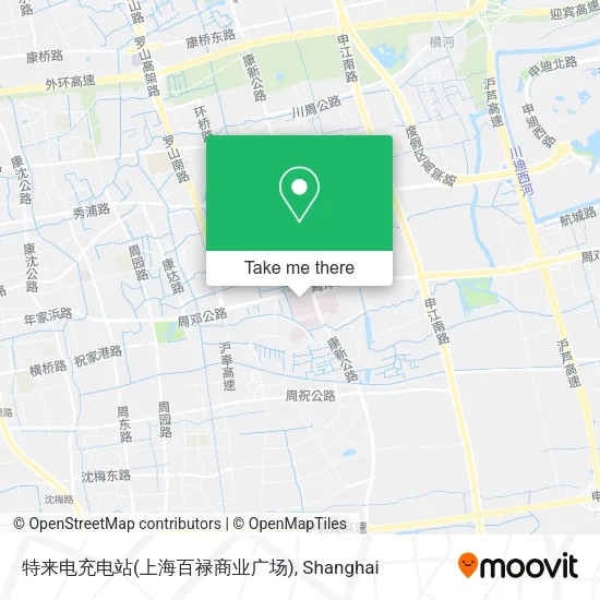 特来电充电站(上海百禄商业广场) map