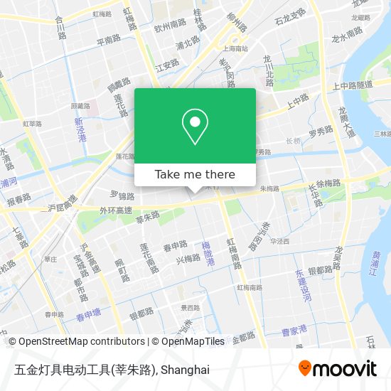 五金灯具电动工具(莘朱路) map