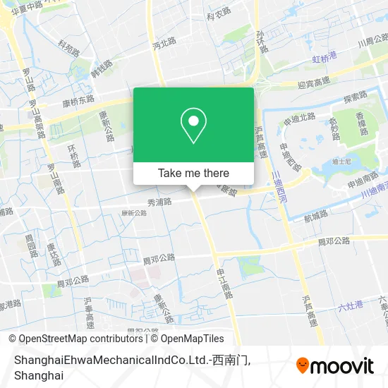 ShanghaiEhwaMechanicalIndCo.Ltd.-西南门 map