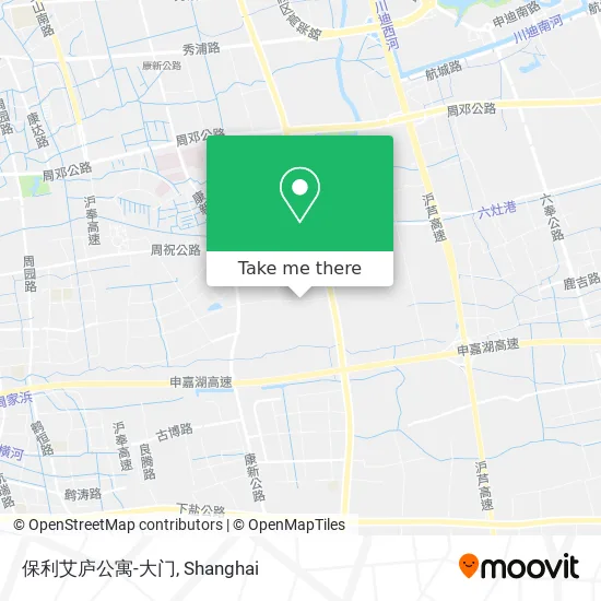 保利艾庐公寓-大门 map