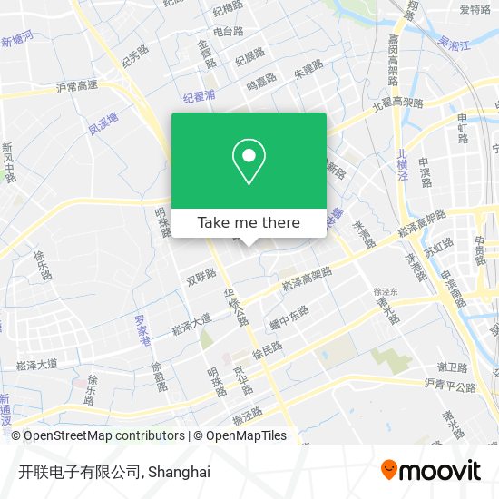 开联电子有限公司 map