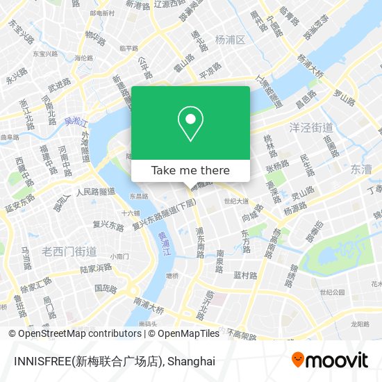INNISFREE(新梅联合广场店) map