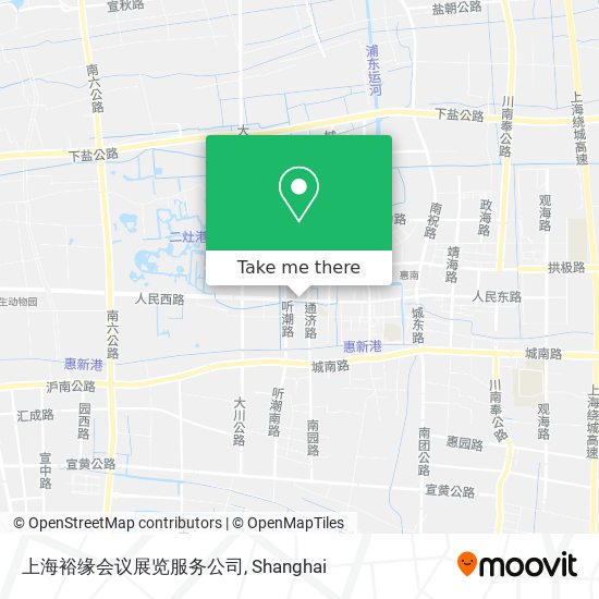 上海裕缘会议展览服务公司 map