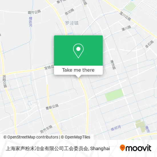 上海家声粉末冶金有限公司工会委员会 map