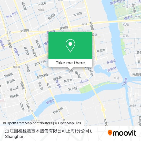 浙江国检检测技术股份有限公司上海(分公司) map