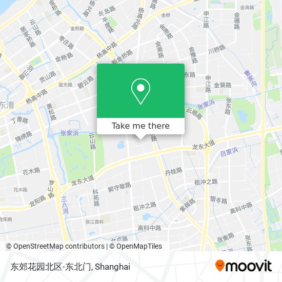 东郊花园北区-东北门 map