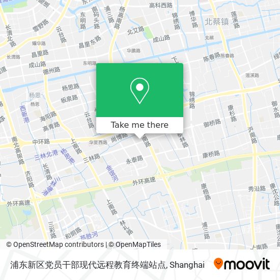 浦东新区党员干部现代远程教育终端站点 map