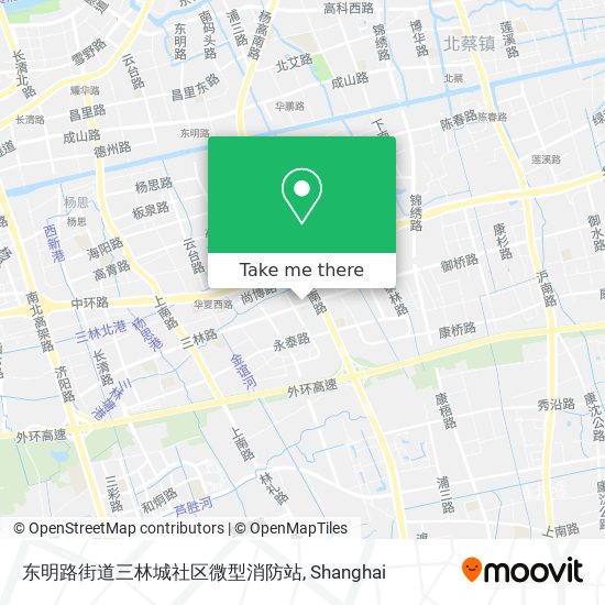 东明路街道三林城社区微型消防站 map