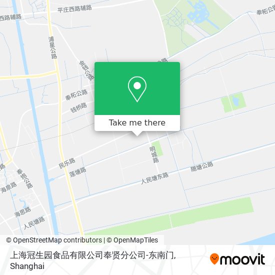 上海冠生园食品有限公司奉贤分公司-东南门 map