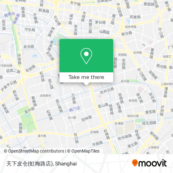 天下皮仓(虹梅路店) map