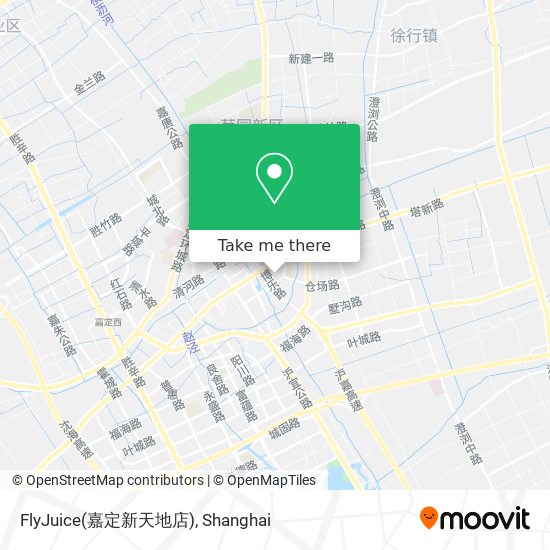 FlyJuice(嘉定新天地店) map