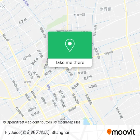 FlyJuice(嘉定新天地店) map