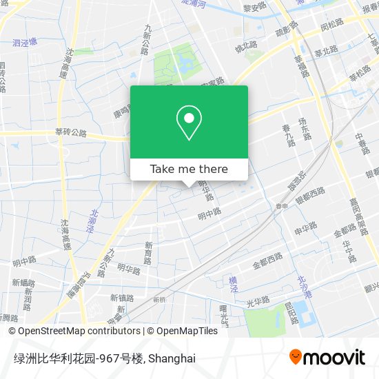 绿洲比华利花园-967号楼 map