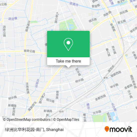 绿洲比华利花园-南门 map