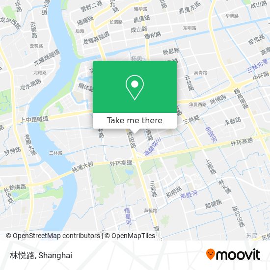 林悦路 map