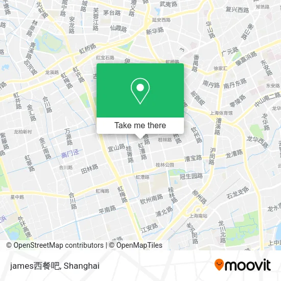 james西餐吧 map
