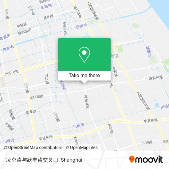 凌空路与跃丰路交叉口 map
