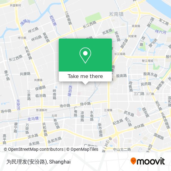 为民理发(安汾路) map