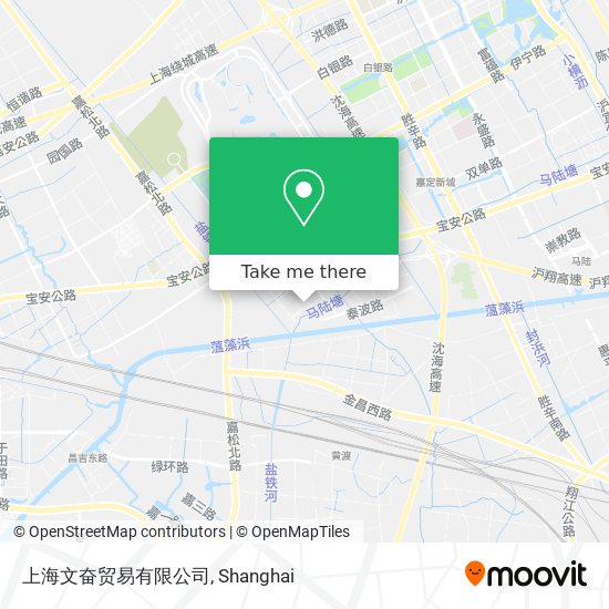 上海文奋贸易有限公司 map