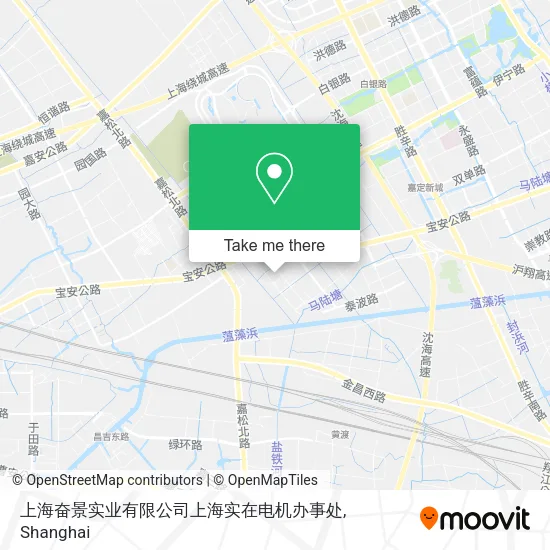 上海奋景实业有限公司上海实在电机办事处 map