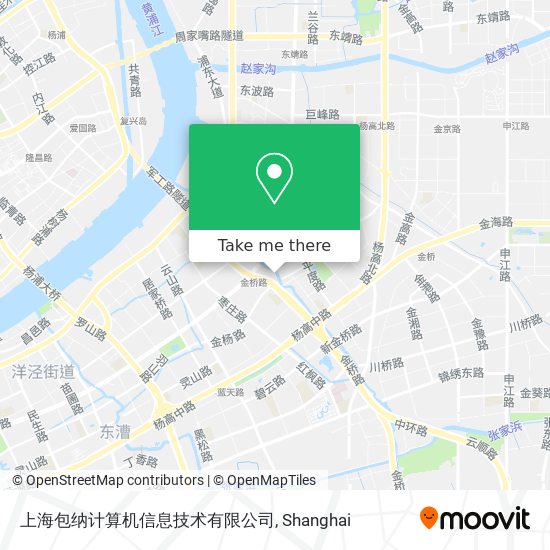上海包纳计算机信息技术有限公司 map