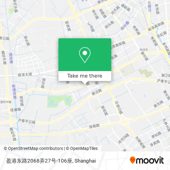 盈港东路2068弄27号-106座 map