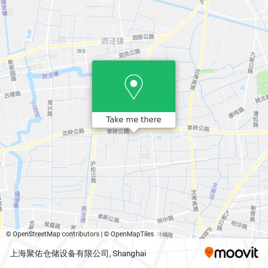上海聚佑仓储设备有限公司 map