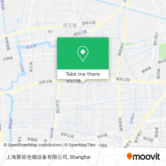 上海聚佑仓储设备有限公司 map