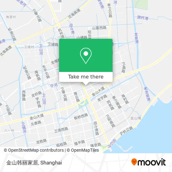 金山韩丽家居 map