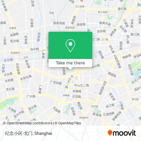 纪念小区-北门 map